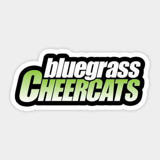 White/Green Logo Sticker